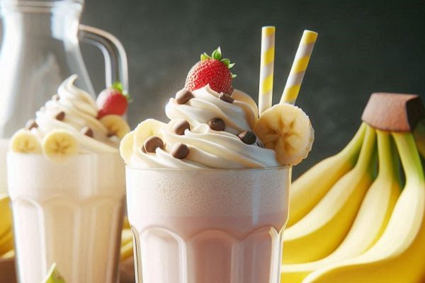 Banana Split Milkshake Recipe