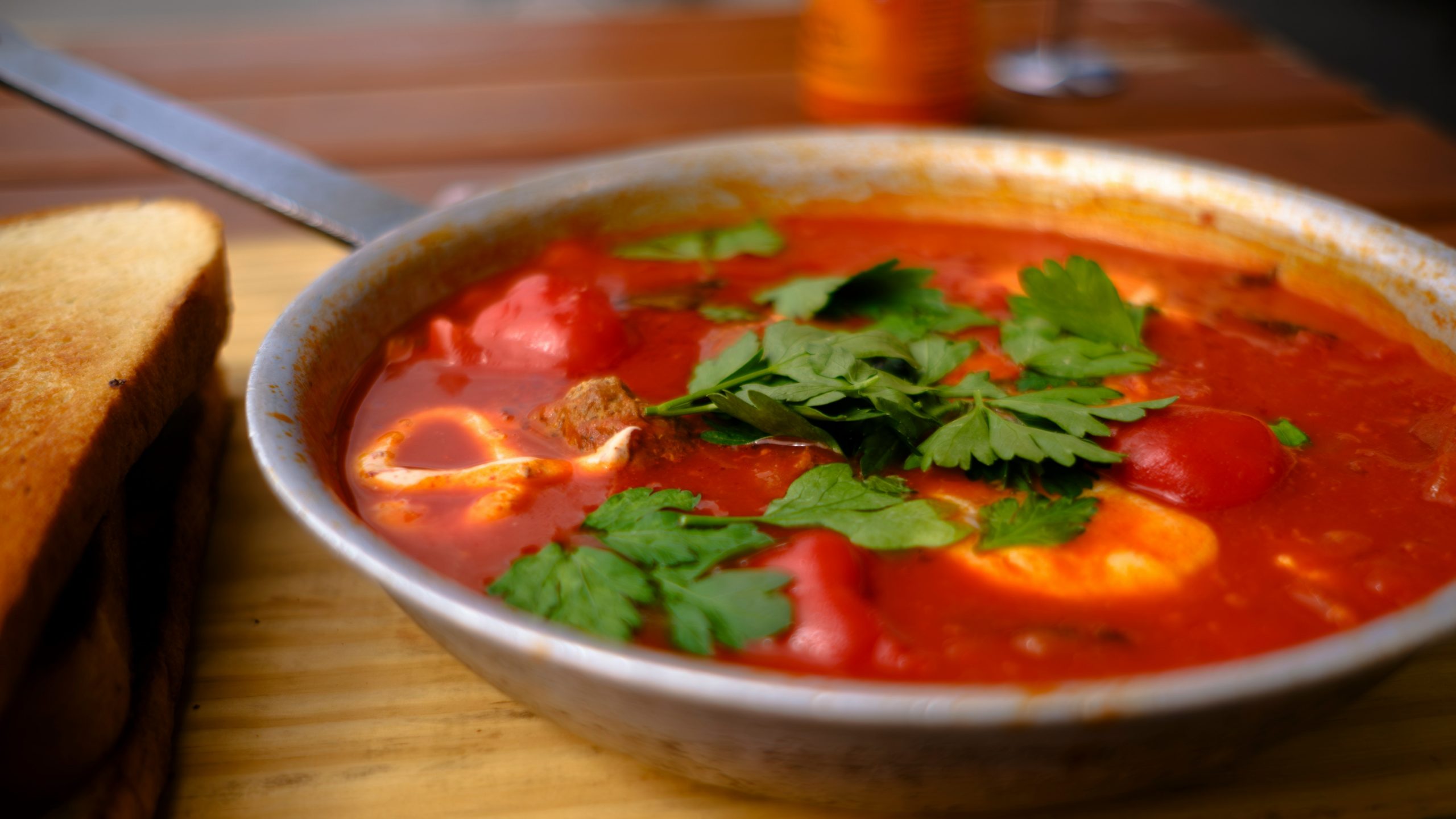 Roasted Tomato Soup, Photo by Wenhao Ruan