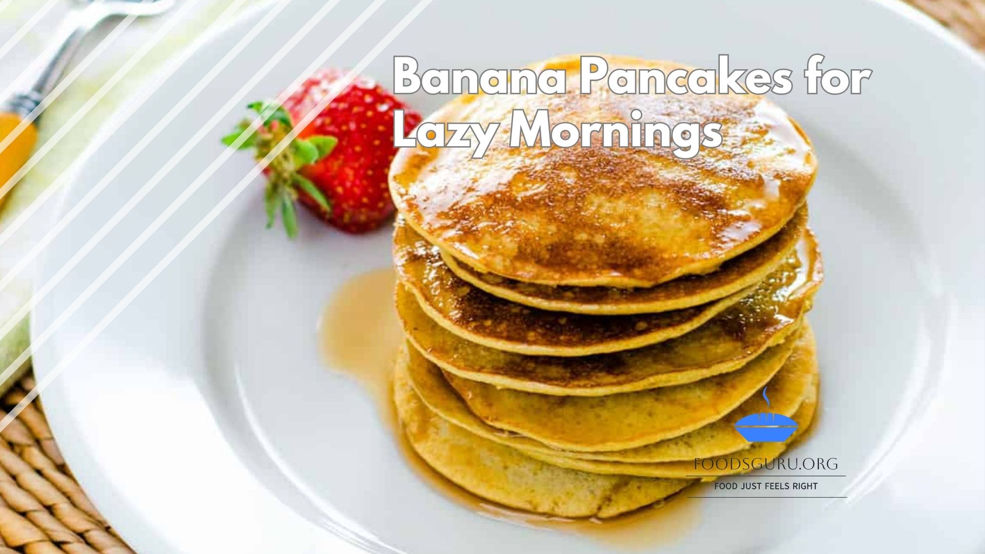 Banana Pancakes for Lazy Mornings