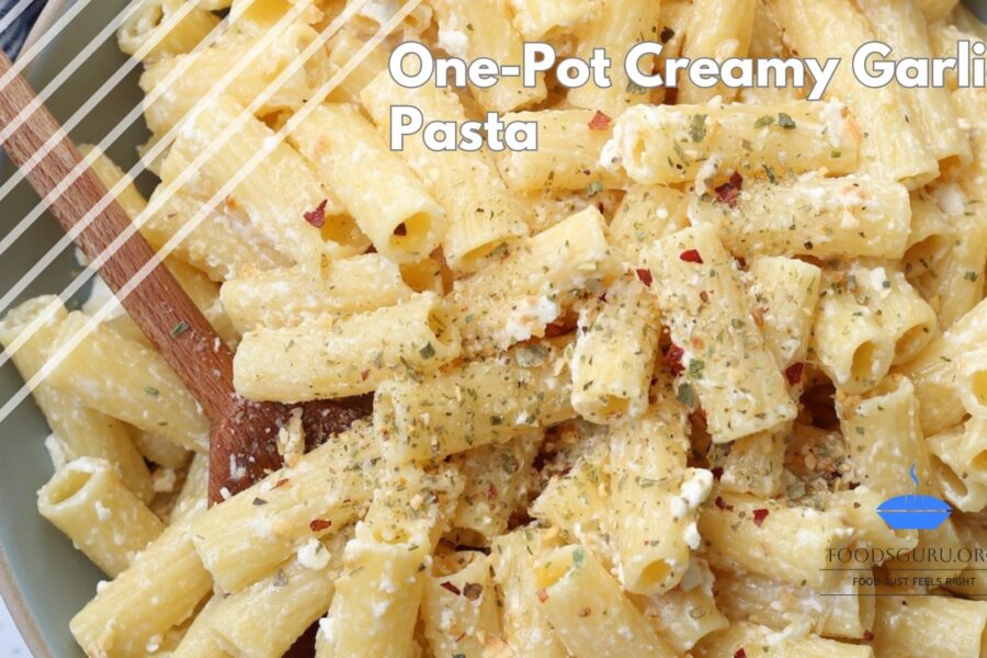 One-Pot Creamy Garlic Pasta recipe